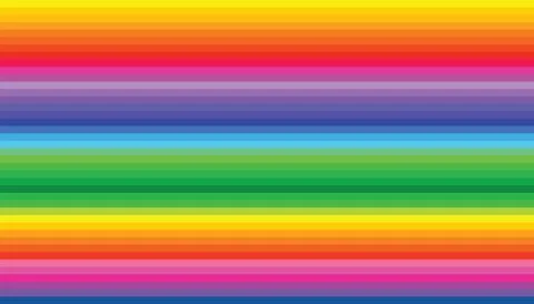 Vibrant rainbow stripe texture in bold multicolor palette. Stock Illustration