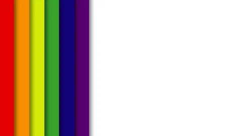Vibrant Rainbow Stripes Background for Pride Month Celebrations and LGBTQ E.. Stock Footage 340031860