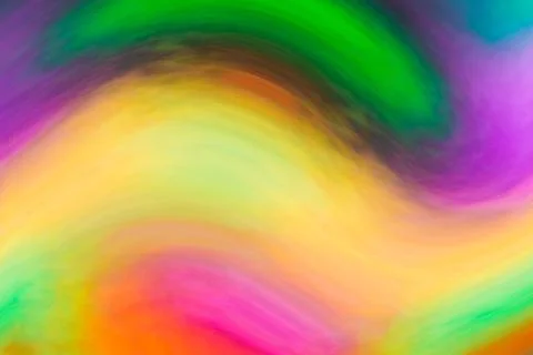 Vibrant Rainbow Swirl Abstract Background with Colorful Motion Blur Effect Stock Illustration