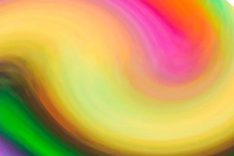 Vibrant Rainbow Swirl Abstract Background with Colorful Motion Blur Effect Stock Illustration
