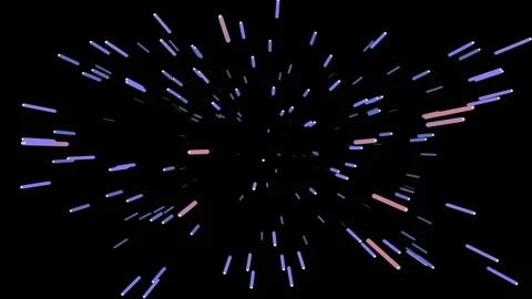 Vibrant red abstract particle burst radiating from center on dark background 動画素材 341055668