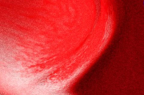 Vibrant red abstract texture showing a velvet-like swirl and curved fold in.. Stock Illustration