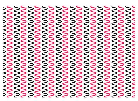 Vibrant red and Black Zigzag Dotted Pattern for Background Design and Texti.. Illustrazione stock