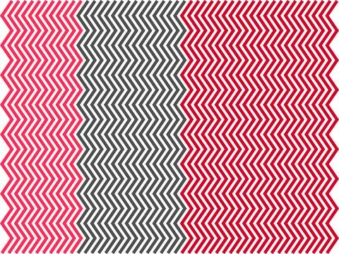 Vibrant red and Black Zigzag Dotted Pattern for Background Design and Texti.. Stock Illustration