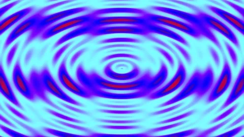 Vibrant red and blue abstract optical illusion background pattern Stock Footage 341057941