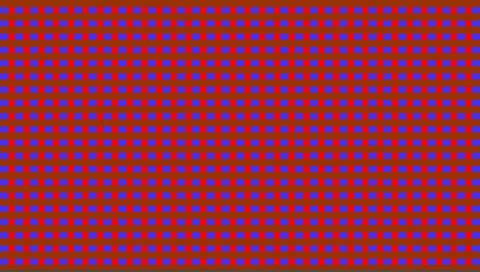 Vibrant red and blue pixelated pattern on brown background Stock Illustration