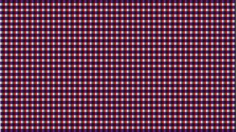 Vibrant red and blue pixelated pattern on a white background 스톡 일러스트