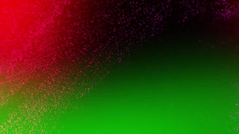 Vibrant red and green gradient with energetic digital noise creating a dynamic Video stock 315288548