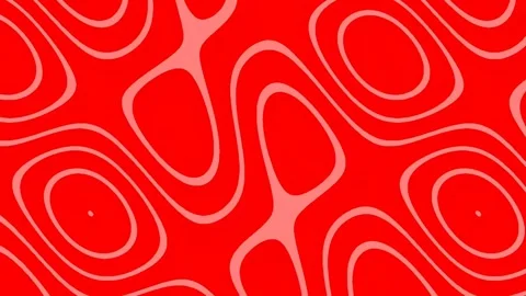 Vibrant red and white abstract fluid pattern background for modern design Stock Footage 337165000