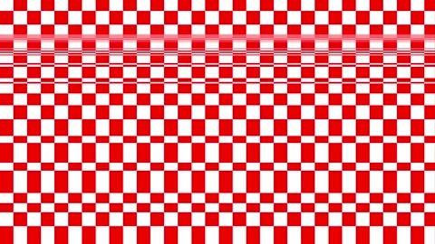 A vibrant red and white checkered pattern, perfect for backgrounds, texture.. Stock Footage 305716255
