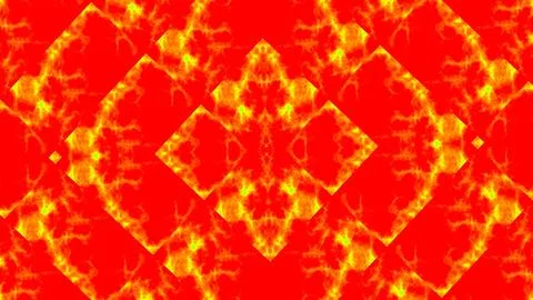 Vibrant red and yellow abstract pattern pulses with energy Stock Illustration