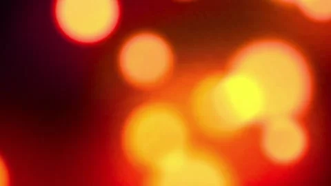 Vibrant red and yellow bokeh lights. Abstract colorful background texture Stock Footage 334309075
