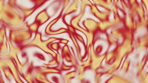 Vibrant Red and Yellow Liquid Abstract Motion Background Vidéo 340211256
