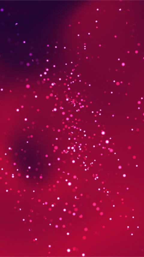 Vibrant red backdrop glows softly with scattered sparkles Stock Footage 332852411