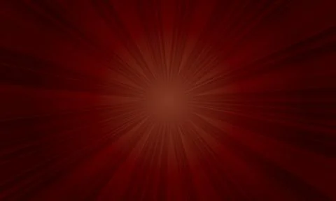 This vibrant red background features dynamic, radiating rays of light emanating Stock Illustration