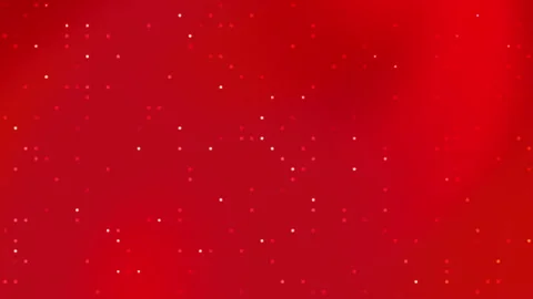 Vibrant red background with scattered light specks, creating a festive atmo.. Stock Footage 309848137