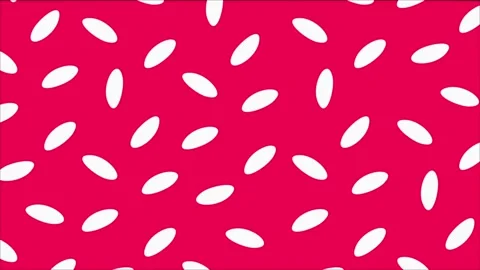 Vibrant Red Background with White Abstract Patterns for Stylish Designs Vídeos de archivo 341926132