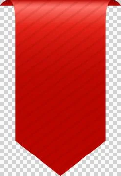 A vibrant red banner with subtle stripes, ideal for highlighting important .. Stock Illustration
