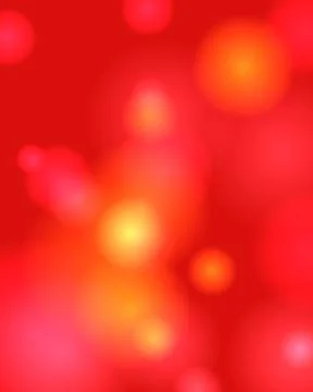 Vibrant Red Bokeh Background Featuring Soft Glowing Orbs and Warm Abstract .. Stock Illustration