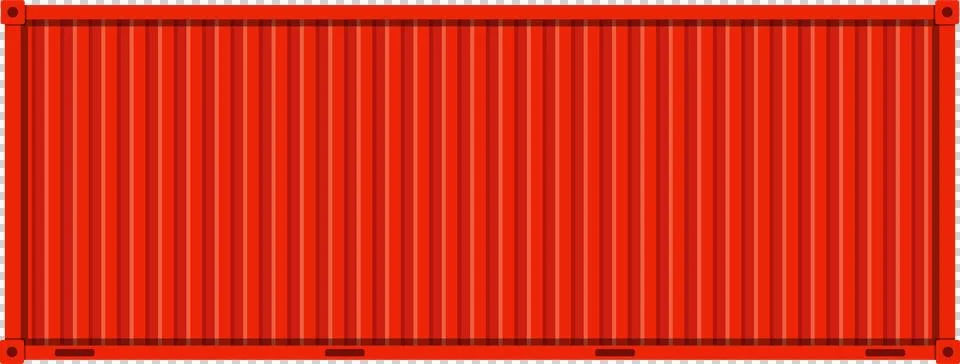 Vibrant Red Cargo Container: An essential element in global logistics and s.. Illustrazione stock