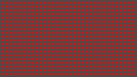 Vibrant red dots on dark background pattern Stock Illustration