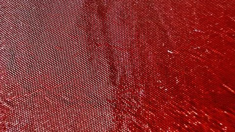 Vibrant red dotted mesh texture with shimmering wavy gradient for abstract wa Stock Photos