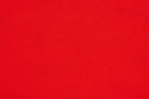 Vibrant red fabric texture background with subtle weave pattern Stock Photos