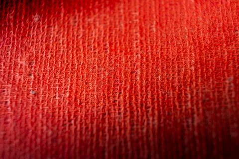 Vibrant red fabric texture of a book hardcover Stock Photos