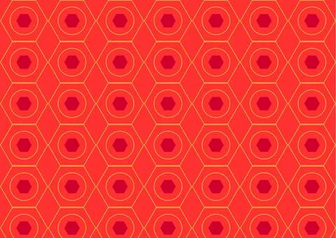 Vibrant Red Half Tone Dot Pattern Background Design 스톡 일러스트