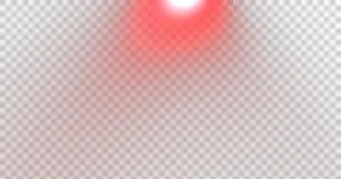 Vibrant red light beam glowing in darkness. Intense crimson illumination for Stock Illustration