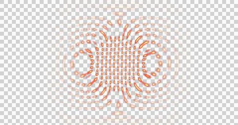Vibrant red mandala pattern for meditation and design. Abstract circular art Stock Illustration