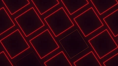 Vibrant red neon lights pattern on black background Stock-Footage 315108444