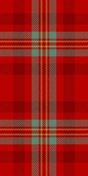 Vibrant red, orange, and grey plaid pattern.  Perfect for textile design, app Stock Illustration