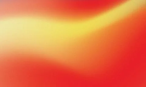 Vibrant red orange yellow gradient background with subtle grain texture Stock Illustration