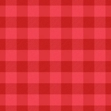 Vibrant red plaid pattern. A classic and versatile background perfect for gra 库存插图