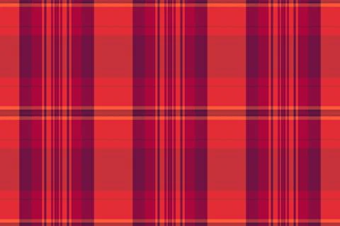 This vibrant red plaid pattern features a classic woven texture, perfect for  Stock Illustration