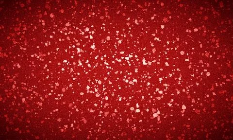 Vibrant red speckled background texture with white spots and dark vignette. Иллюстрация