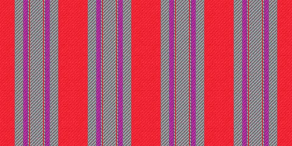 This vibrant red striped pattern features elegant grey and purple vertical li Stock Illustration