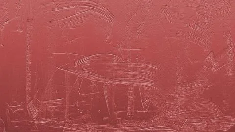 Vibrant red textured background with artistic brush strokes Stock Illustration