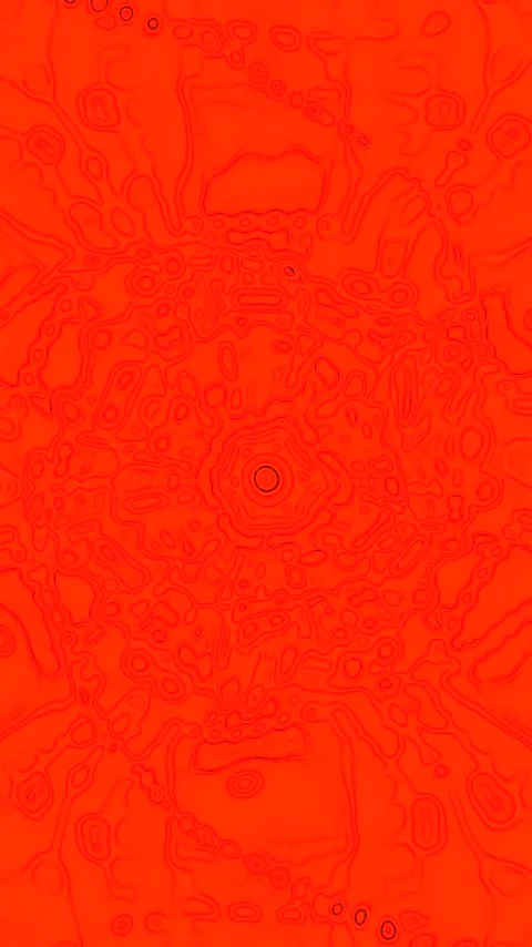 Vibrant red tunnel video loop creating a mesmerizing seamless screensaver e.. Stock Footage 321564668