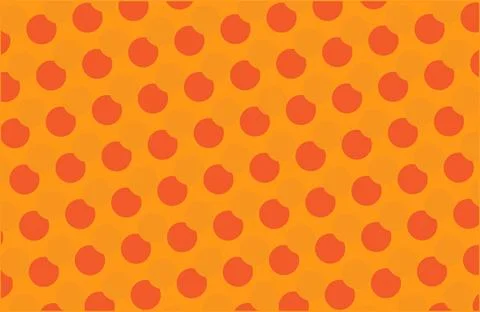 Vibrant repeating pattern of overlapping circles background, creating a ret.. Illustrazione stock