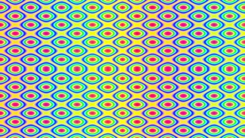 Vibrant Retro Abstract Geometric Background Seamless Pattern Design Stock Footage 336504292