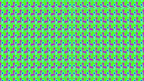 Vibrant Retro Geometric Seamless Pattern Background in Pink and Cyan 스톡 동영상 333439742