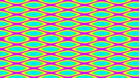 Vibrant Retro Op Art Seamless Background Pattern in Neon Pop Colors Stock Footage 336768074