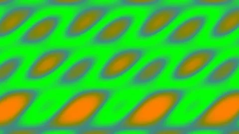 Vibrant retro seamless wave background pattern in green, teal, and orange Stock Footage 341057438