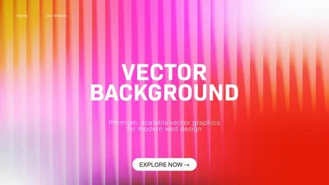 Vibrant Ripple Background with Colorful Gradient Effect for Modern Design Stock Illustration