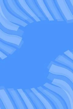 Vibrant Royal Blue Abstract Gradient Background with Curved Geometric Stripes Stockillustratie
