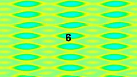 Vibrant seamless abstract geometric background pattern in teal and bright gre Stock Footage 342093655
