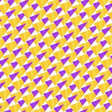 Vibrant seamless abstract pattern with overlapping colorful shapes backgrou.. Stock Illustration