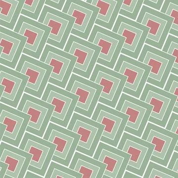 Vibrant seamless abstract pattern with overlapping colorful shapes backgrou.. Stock Illustration
